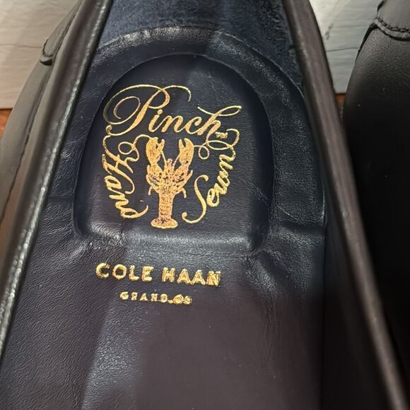 NWOB Cole Haan Grand Os Pinch Maine Tassel Loafers Shoes Hand Sewn Size 12 - Picture 3 of 11